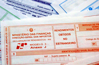 Anexo J (Rendimentos obtidos no estrangeiro) da Declaração de Rendimentos para efeito de IRS, Portugal.Imagem: Diário Económico
