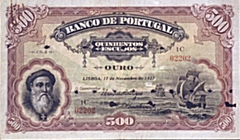 As famosas notas portuguesas de 1925.
