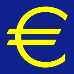 Símbolo do euro.