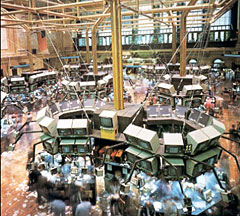 Trading floor do NYSE 1981